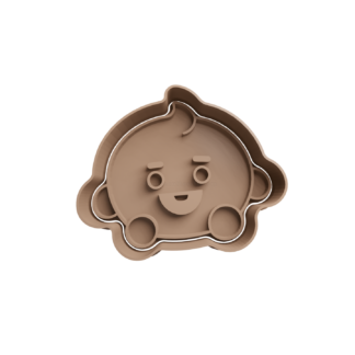 Shooky BT21 Baby 2 Cortador de Galletas