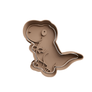 Tiranosaurio Rex Dinosaurio Cortador de Galletas