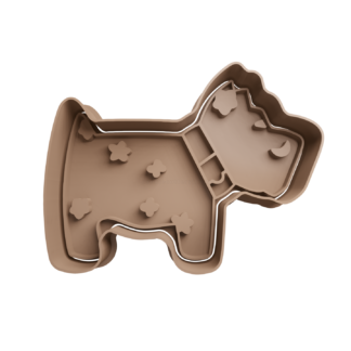 Perro Schnauzer Cortador de Galletas