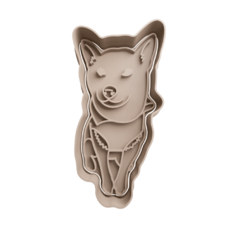 Perro Akita Cortador de Galletas
