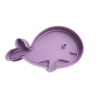 Ballena Cute Cortador de Galletas