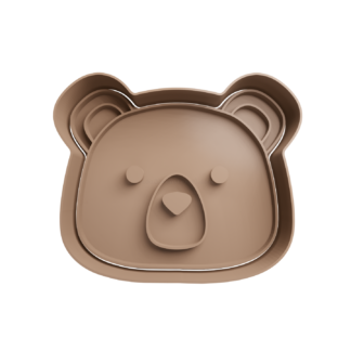 Osito de Peluche Cabeza Cortador de Galletas