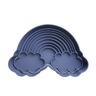 Nube con Arcoiris Cortador de Galletas