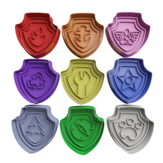 Set Paw Patrol Insignia Cortador de Galletas