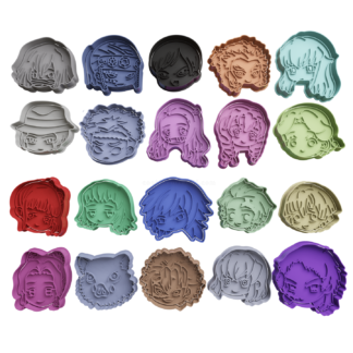 Set Kimetsu No Yaiba Cortador de Galletitas