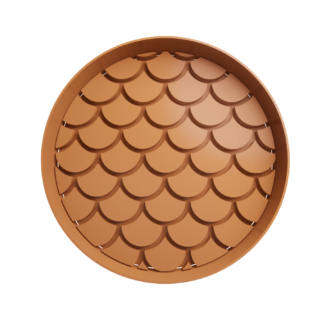 Circulo con Escamas Cortador de Galletas