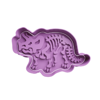 Fósil de Triceratops Cortador de Galletas