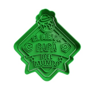 El mejor papa del mundo Cortador de Galletas