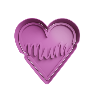 Mum ❤️ Cortador de Galletas