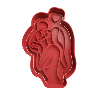 Madre con Bebe Cortador de Galletas