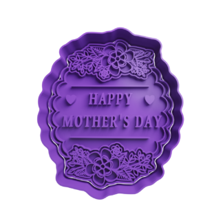 Happy mother’s day con Flores Cortador de Galletas