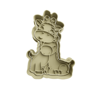 Jirafa Mama con su hijo Cortador de Galletas