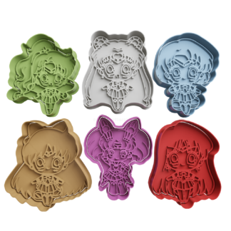 Set Sailor Moon Cortador de Galletas