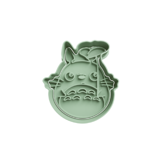 Totoro con Hoja Cortador de Galletas