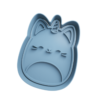 Squishmallows Courtney Gato Unicornio Cortador de Galletas