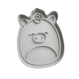 Squishmallows Kennedy Unicornio Cortador de Galletas
