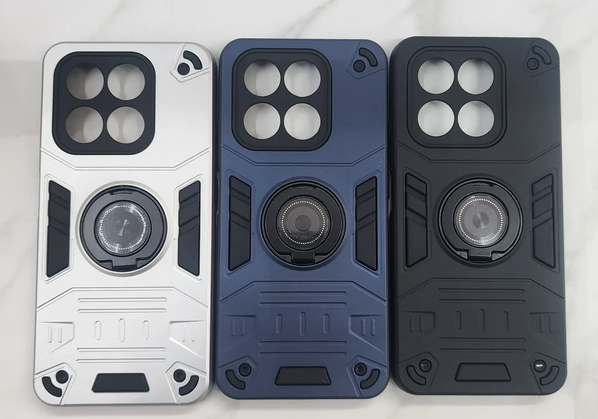 CASE ANILLO 9D (OPPO A40) (NEGRO)