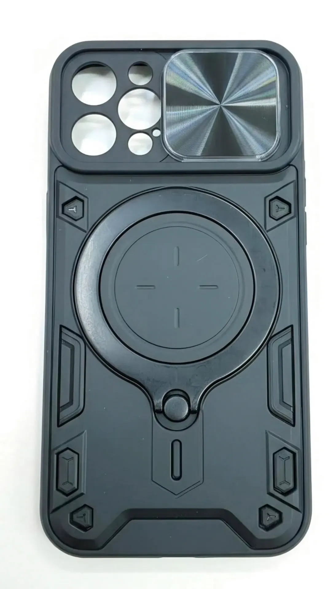 CASE ANILLO RUDO (IPHONE 12 PRO) (NEGRO)