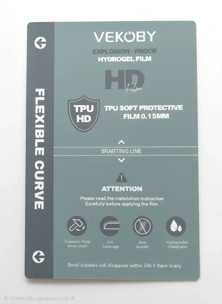 MICA HIDROGEL VEKOBY (VEKOBY TRANSPARENTE (HD))