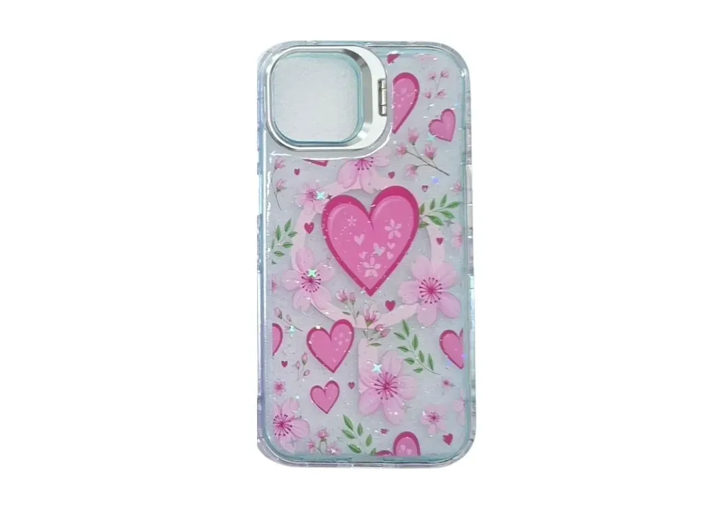 MAGSAFE DISEÑO VENTANA (IPHONE 13 / IPHONE 14 / IPHONE 16e / IPHONE 17e) (CORAZONES)